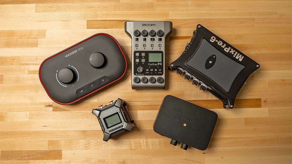 Audio Interfaces vs Recorders for Podcasting