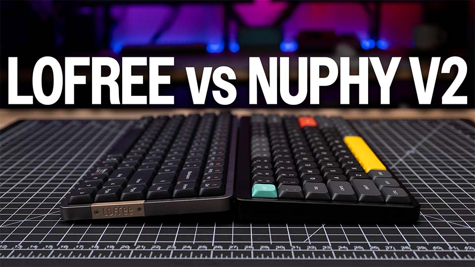 NuPhy Air75 V2 vs Lofree Flow – Best Low Profile Keyboard
