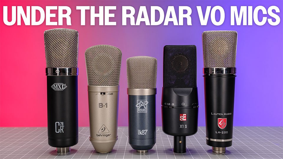 5 Under the Radar Voiceover Mics Under $400